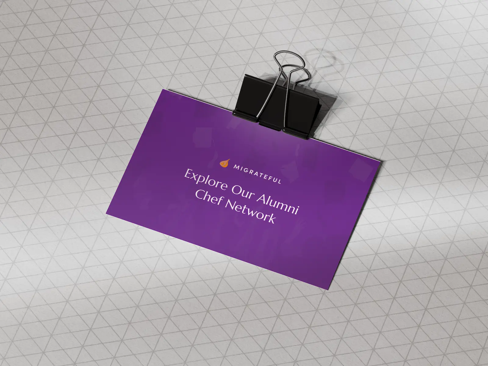 Migrateful design system, Alumni Chef Network card